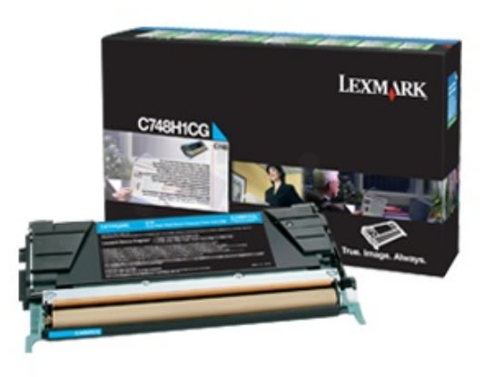 Lasertoner Lexmark C748H3CG Blå 10 000 sidor