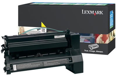 Lasertoner Lexmark C782X1YG Gul 15 000 sidor