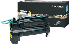 Lasertoner Lexmark C792X1YG Gul 20 000 sidor