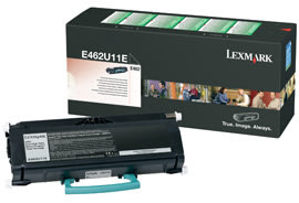 Lasertoner Lexmark E462U11E Svart 18 000 sidor