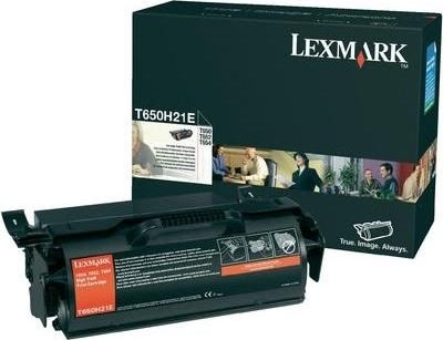 Lexmark T650H31E lasertoner, sort, 25000s