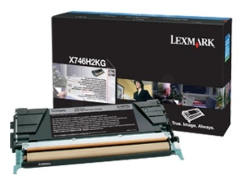 Lasertoner Lexmark X746H3KG Svart 12 000 sidor