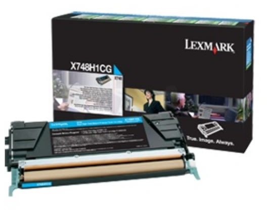 Lasertoner Lexmark X748H3CG Blå 10 000 sidor