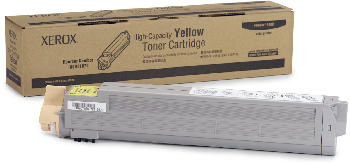 Lasertoner Xerox 106R01079 Gul 18 000 sidor
