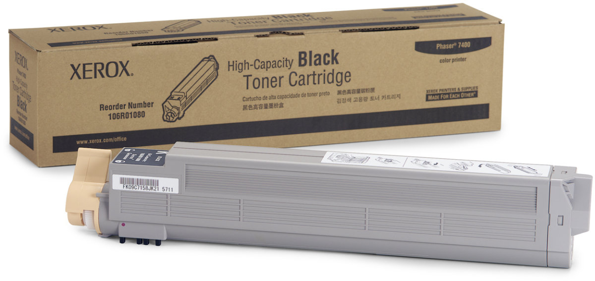 Lasertoner Xerox 106R01080 Svart 15 000 sidor