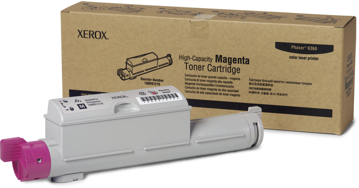 Lasertoner Xerox 106R01219 Röd 12 000 sidor