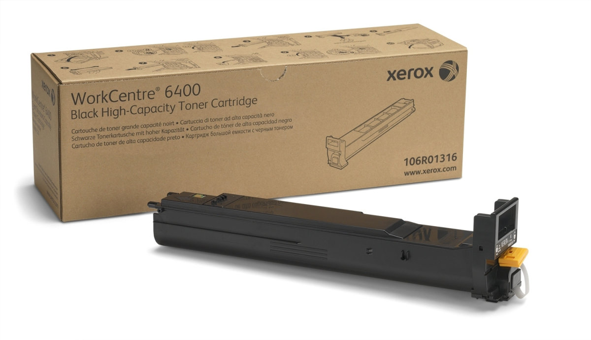 Lasertoner Xerox 106R01316 Svart 12 000 sidor