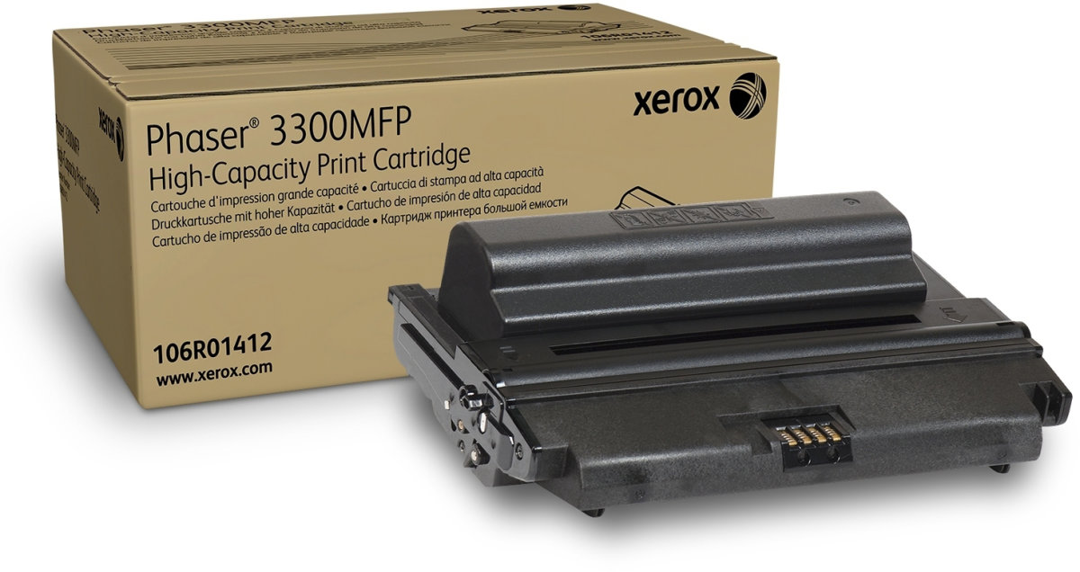 Lasertoner Xerox 106R01412 Svart 8000 sidor