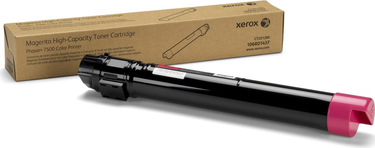 Lasertoner Xerox 106R01437 Röd 17 800 sidor