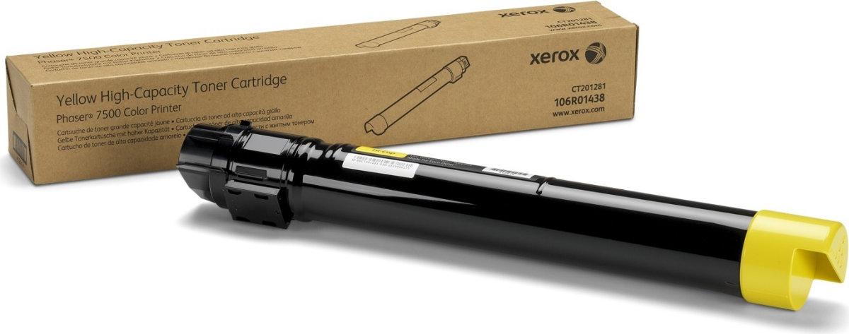 Lasertoner Xerox 106R01438 Gul 17 800 sidor