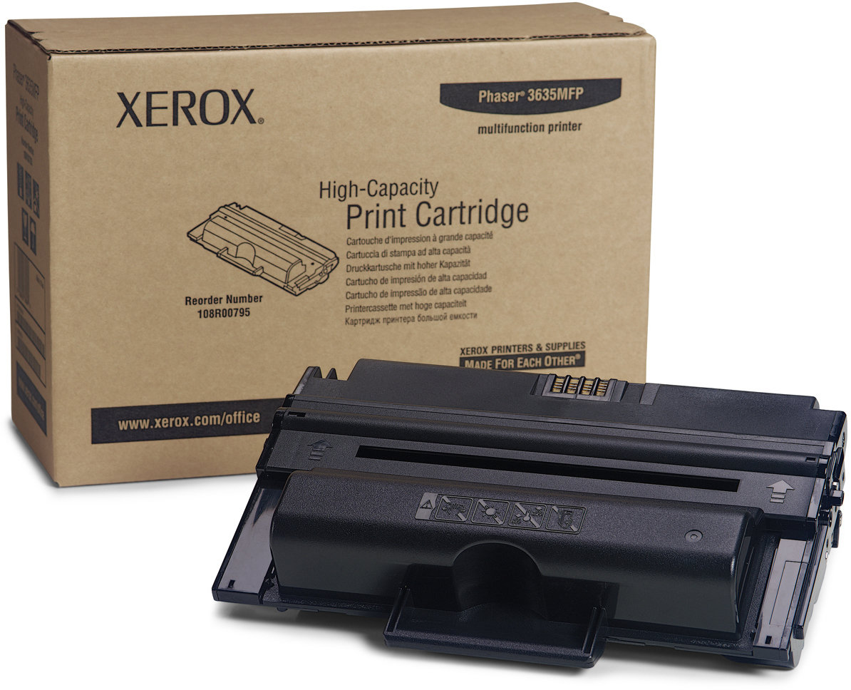 Lasertoner Xerox 108R00795 Svart 10 000 sidor