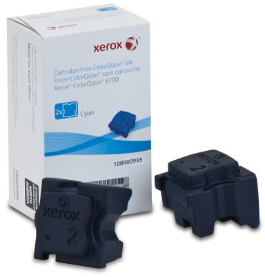Xerox 108R00995 bläckpatron, cyan, 2 x 4200 s