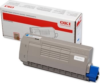 OKI 44318607 lasertoner, blå, 11500s