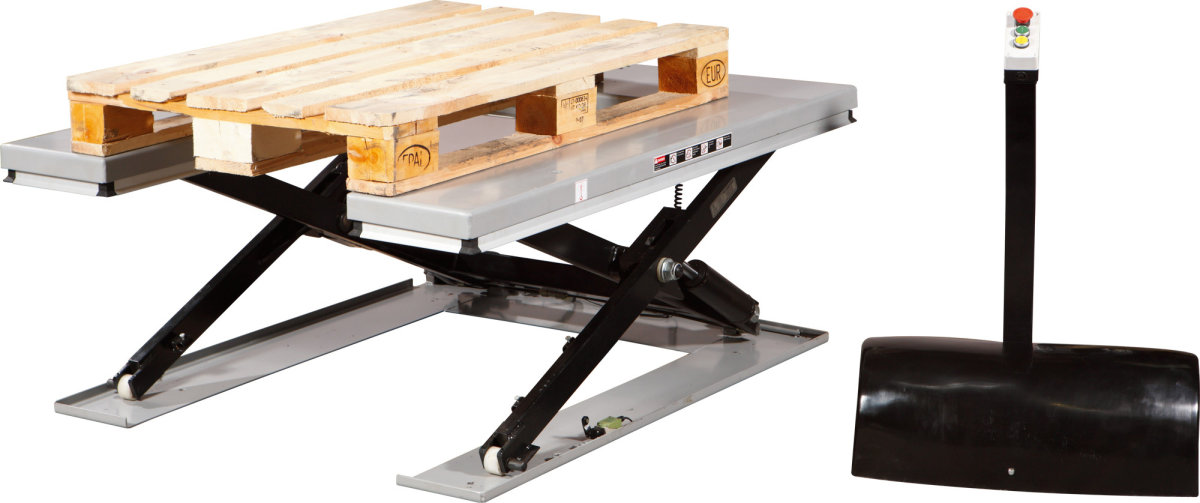U-profil lyftbord, 1000 kg
