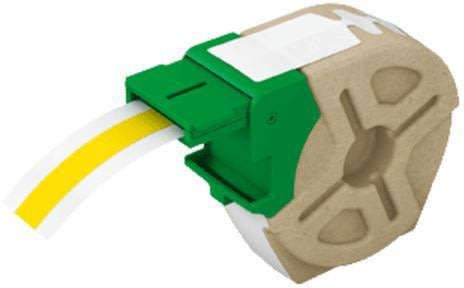 Leitz etikettpatron, PP, 12 mm x 10 m, gul