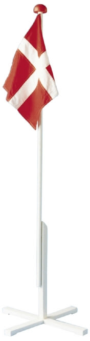 Flaggstång med Dannebrogflagga, 150 cm