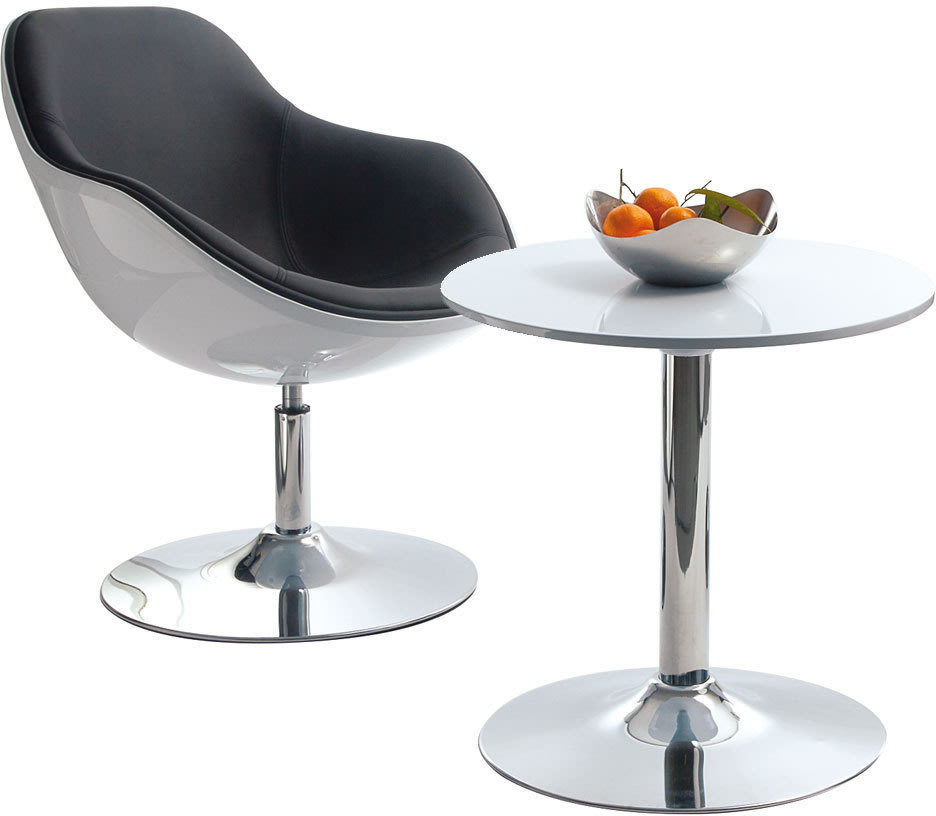 Prato Loungebord Ø 60 cm hvid