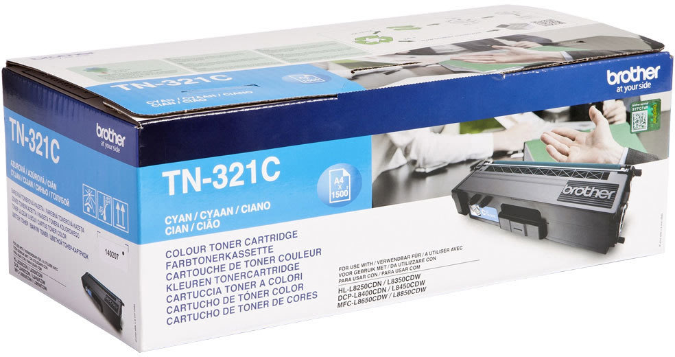 Lasertoner Brother TN321C Cyan 1500 sidor