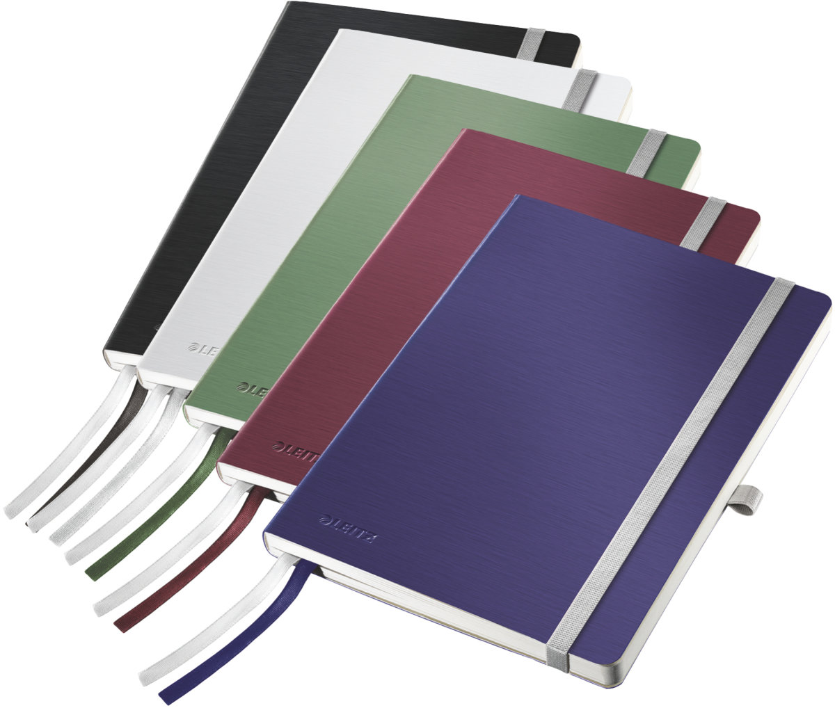 Leitz Style Anteckningsbok A5, linjerat, svart