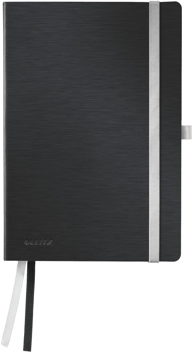 Leitz Style Anteckningsbok A5, linjerat, svart