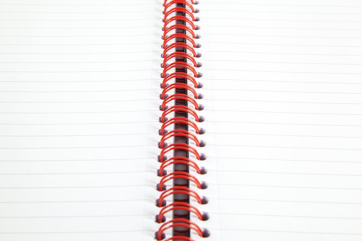 Oxford Black N' Red Anteckningsbok A5, linjerat
