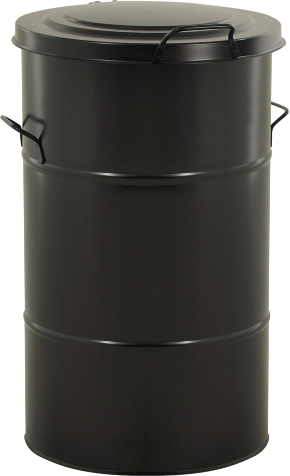 RETRO avfallsbehållare 115 l, svart
