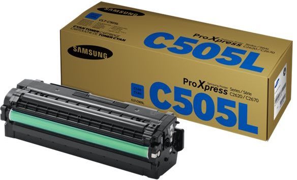 Lasertoner Samsung CLT-C505L/ELS Blå 3500 sidor.