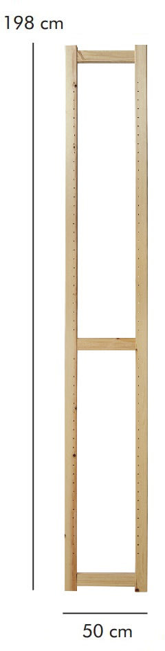 ABC Gavel HxD: 198x50 cm, natur