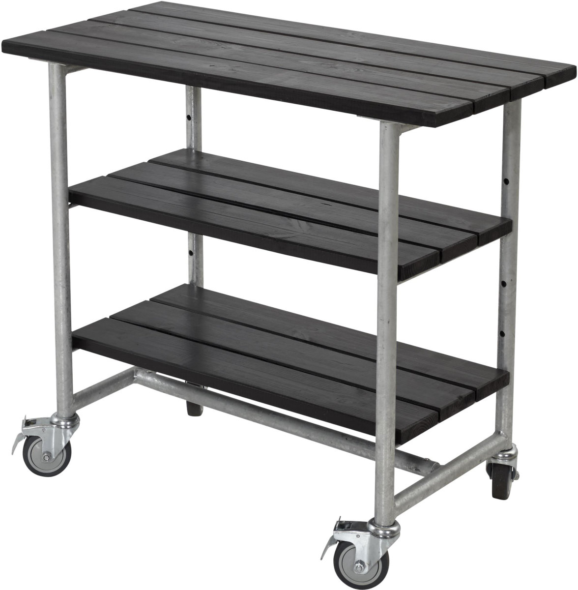 Grillbord Plus Urban 2 hyllor Svart