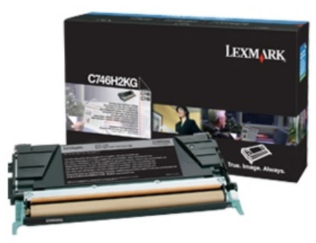 Lasertoner Lexmark C746H3KG Svart 12 000 sidor