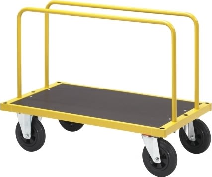 Skivvagn, 1000x600x945 mm, 500 kg, massiva hjul
