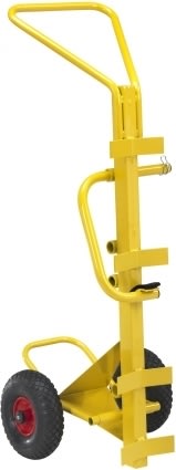 Flaskkärra med griparm 500x1305x600 mm Luftgummihj