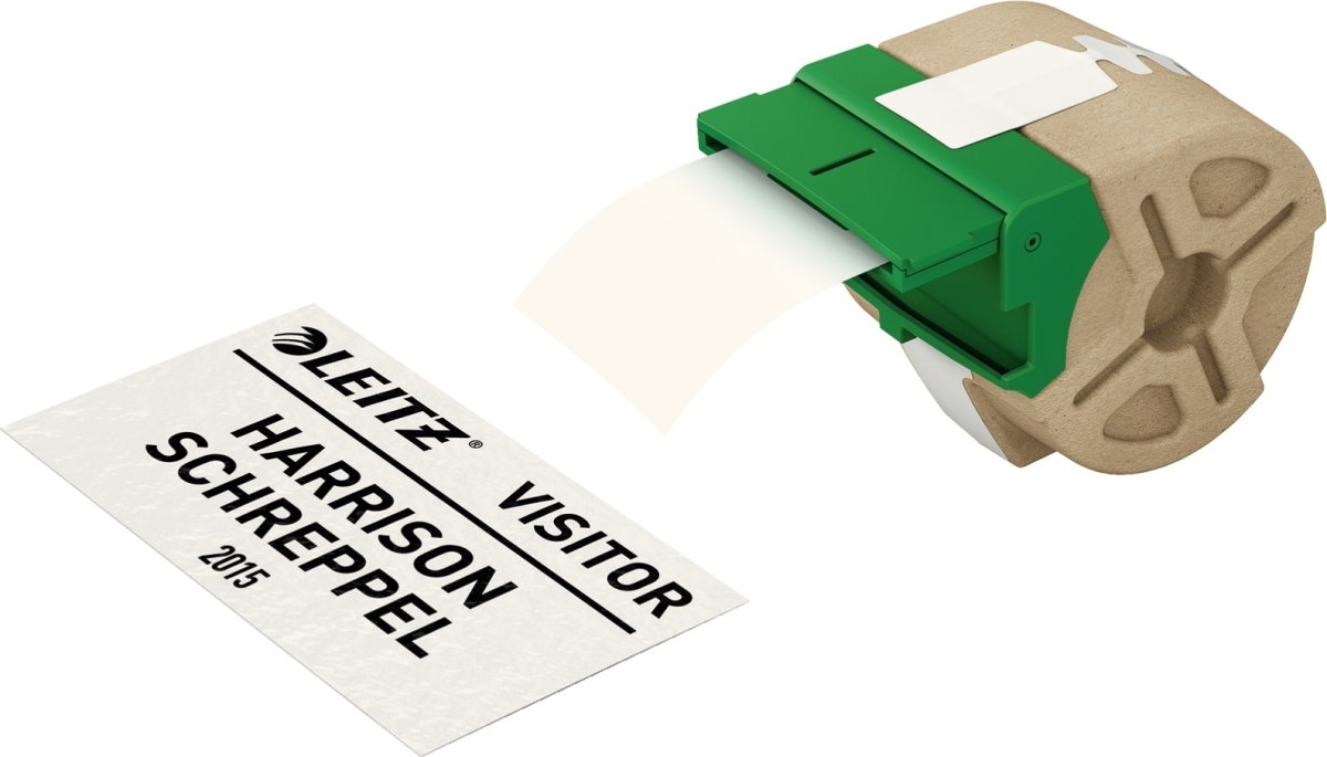 Leitz etikettpatron, kartong, 57 mm x 22 m