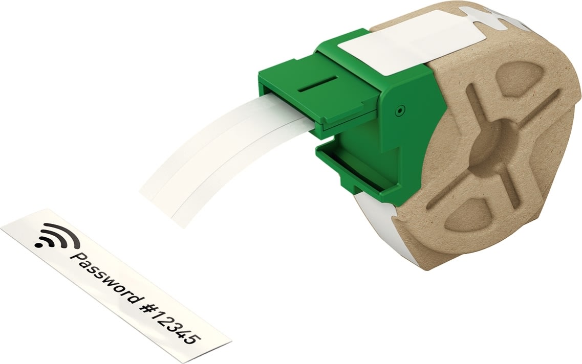 Leitz etikettpatron, PP, 12 mm x 10 m, vit