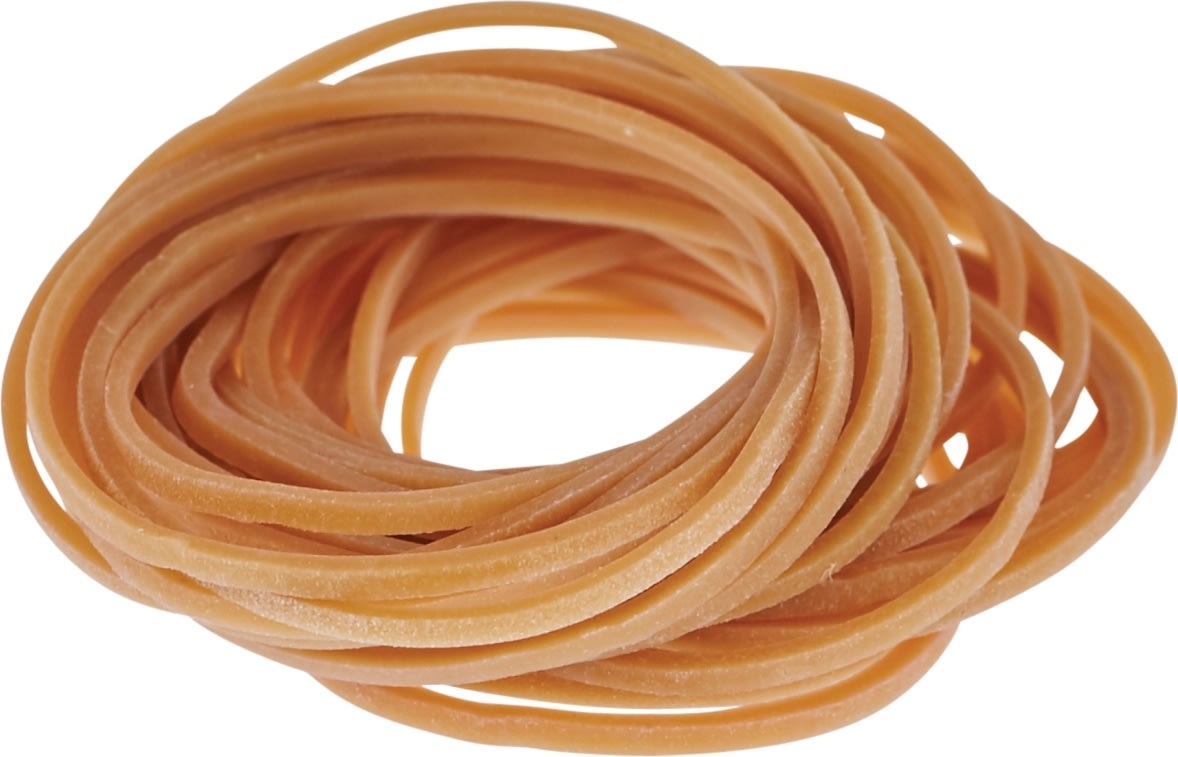 Gummiband nr 16, 500 g, 60 mm, brun