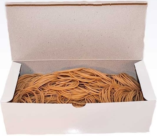 Gummiband nr 16, 500 g, 60 mm, brun
