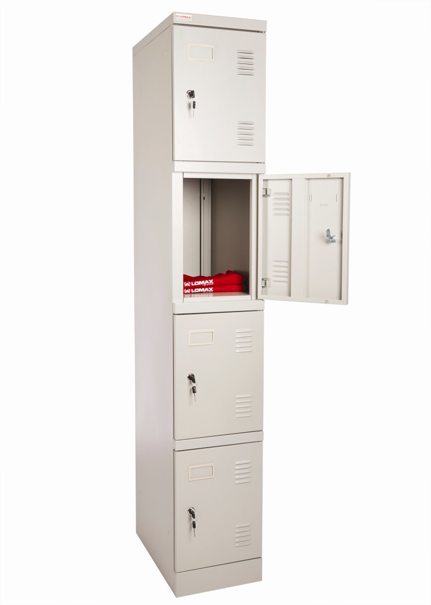 Omklädningsskåp Lomax 4 dörrar H180xB30xD50 cm