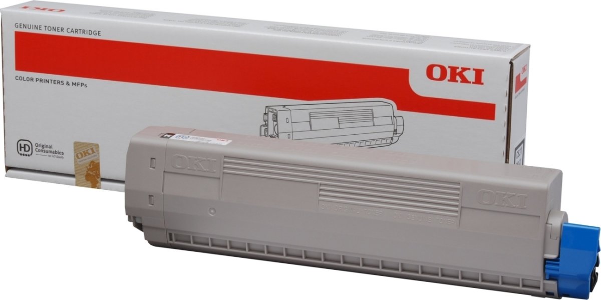 Lasertoner OKI 44844508 Svart 10 000 sidor