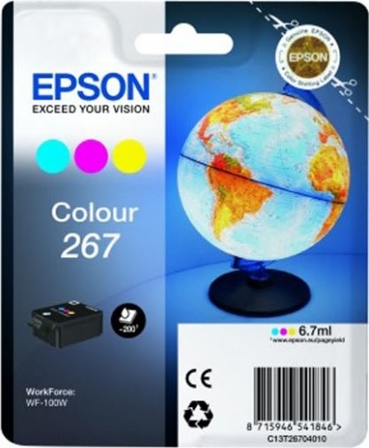Epson T267040 blækpatron, farve
