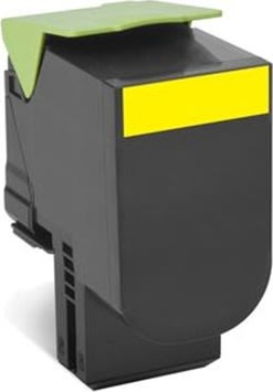 Lexmark 80C2SYE lasertoner, gul, 2000s