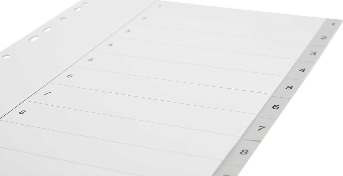 Register Budget A4 1-10 Plast