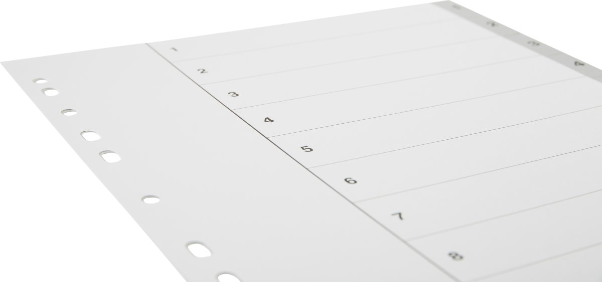 Register Budget A4 1-10 Plast