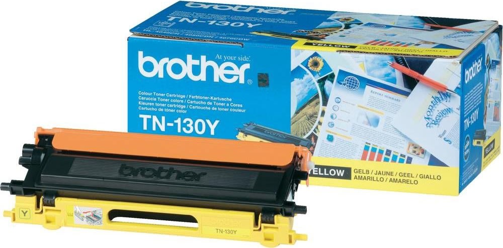 Lasertoner Brother TN130Y Gul 1500 sidor