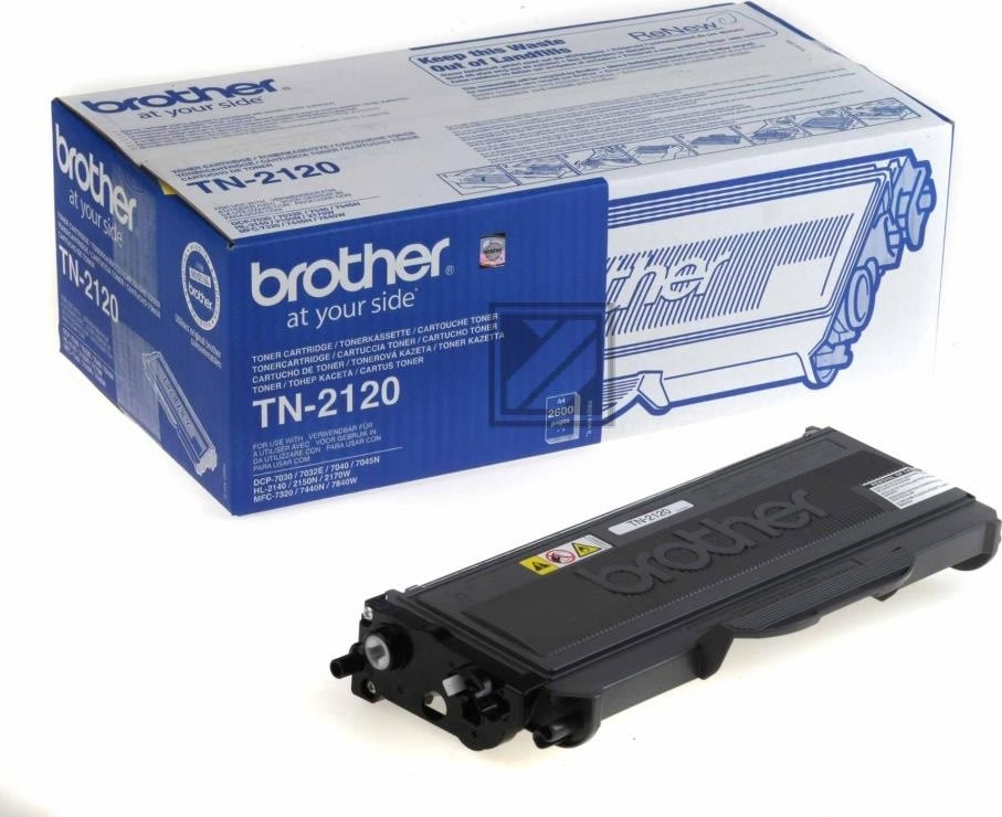Lasertoner Brother TN2120 Svart 2600 sidor
