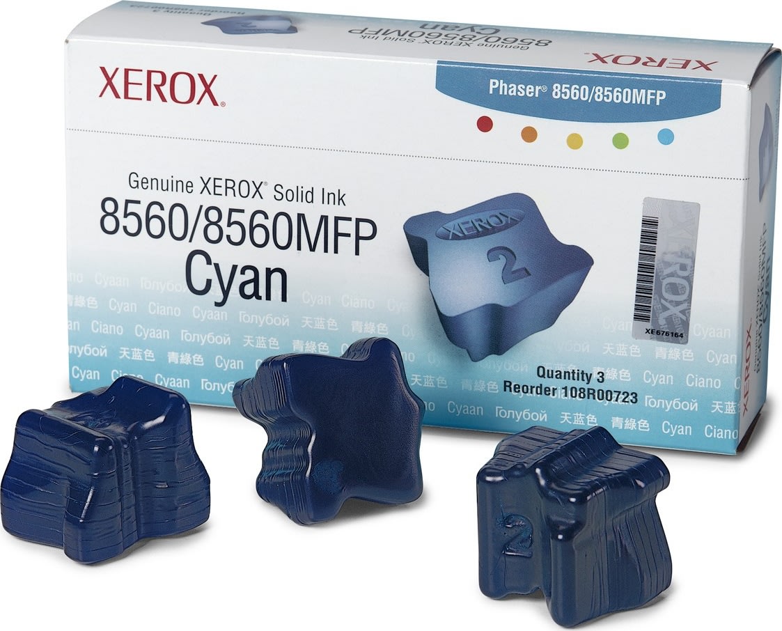 Lasertoner Xerox 1108R00723 Blå 3400 sidor