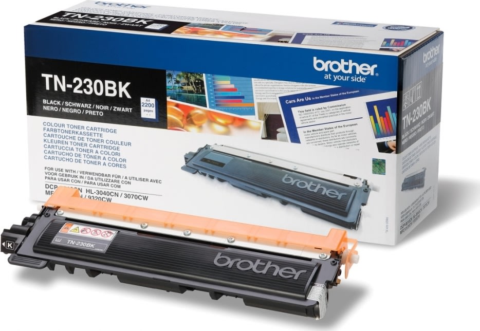 Lasertoner Brother TN230BK Svart 2200 sidor