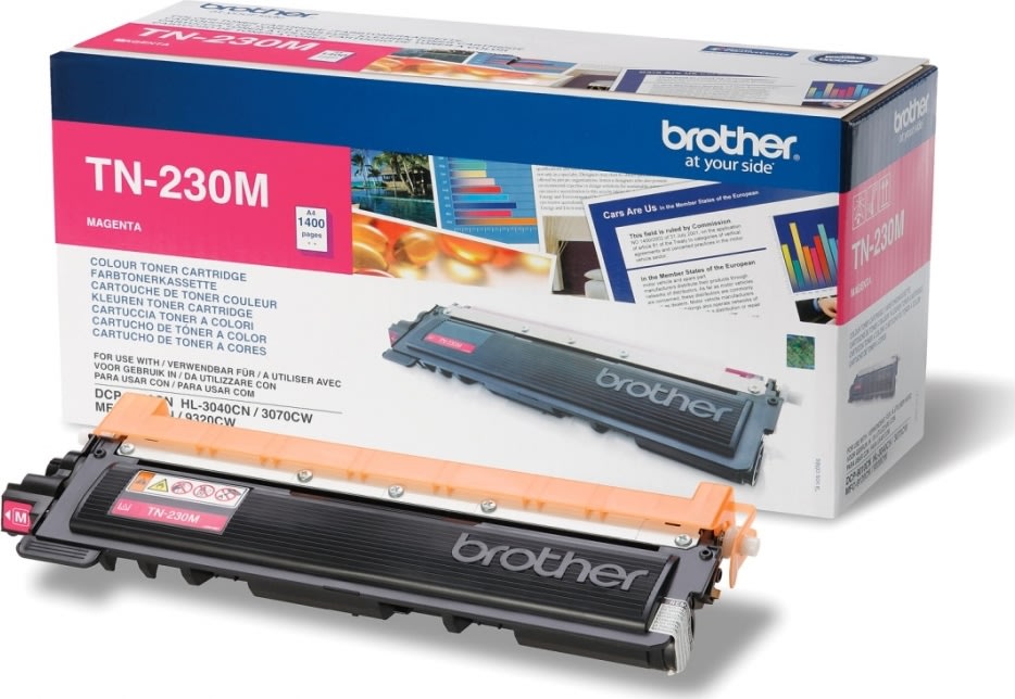Lasertoner Brother TN230M Röd 1400 sidor