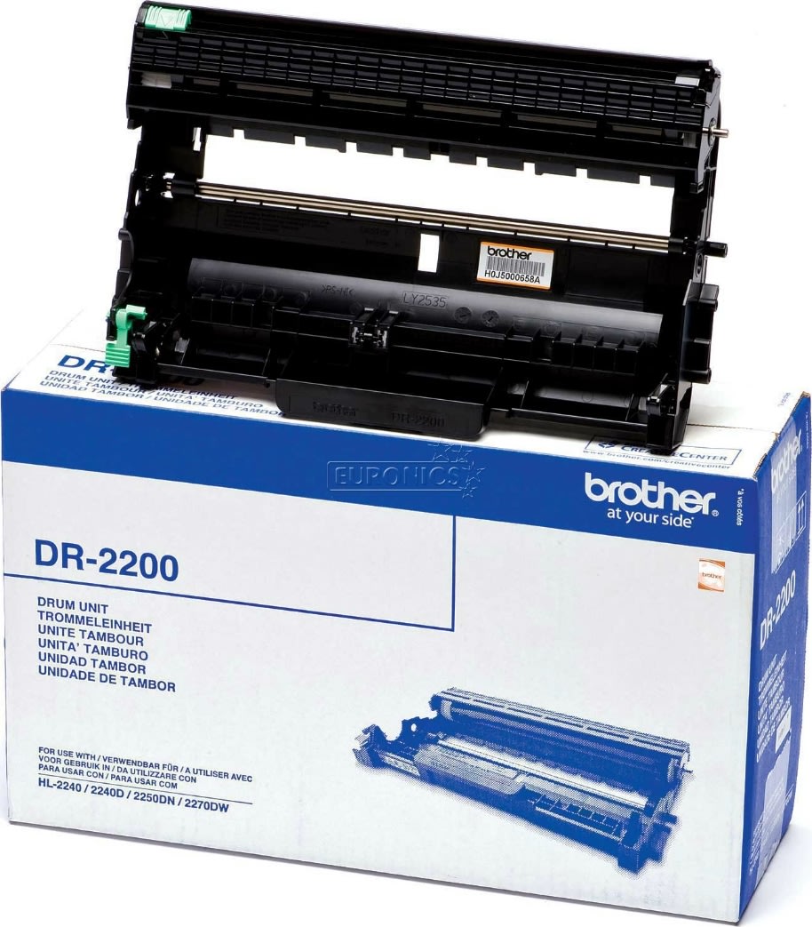 Lasertoner Brother DR2200 Svart 12 000 sidor