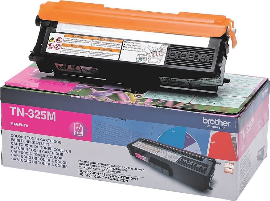Lasertoner Brother TN325M Röd 3500 sidor