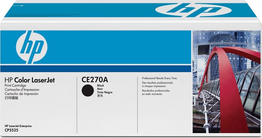 HP 650A/CE270A lasertoner, svart, 13 500 s